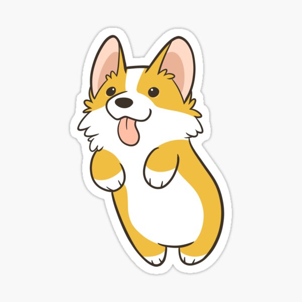 Corgi Cutie Pie Sticker